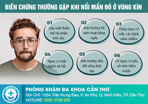 Dương vật nổi mụn ngứa có nguy hiểm không?